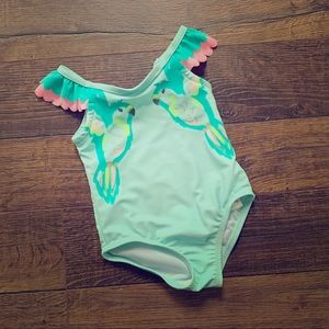 💕✨ Baby Girl Aqua Bird Swimsuit ✨💕
